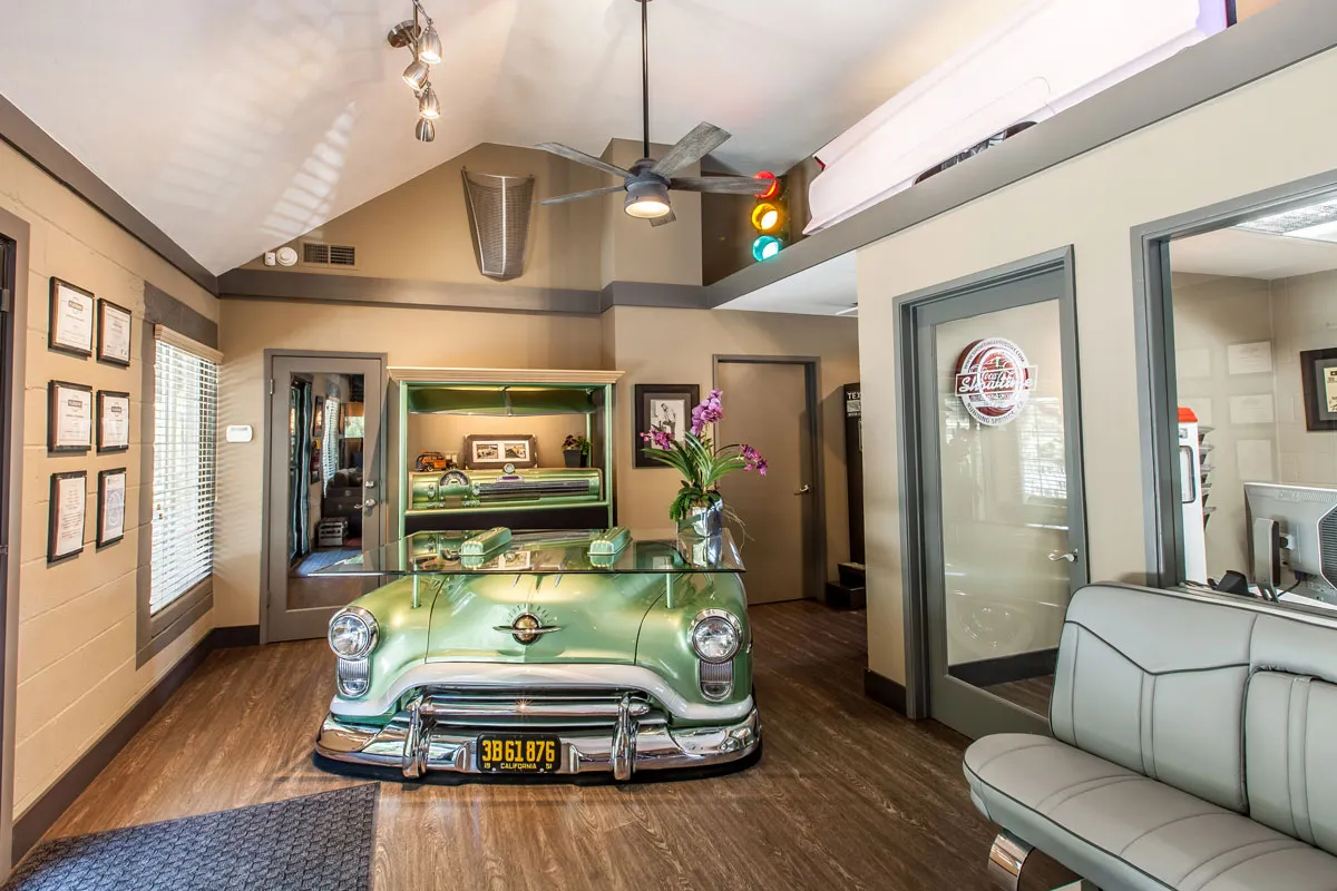Showtime front office interior