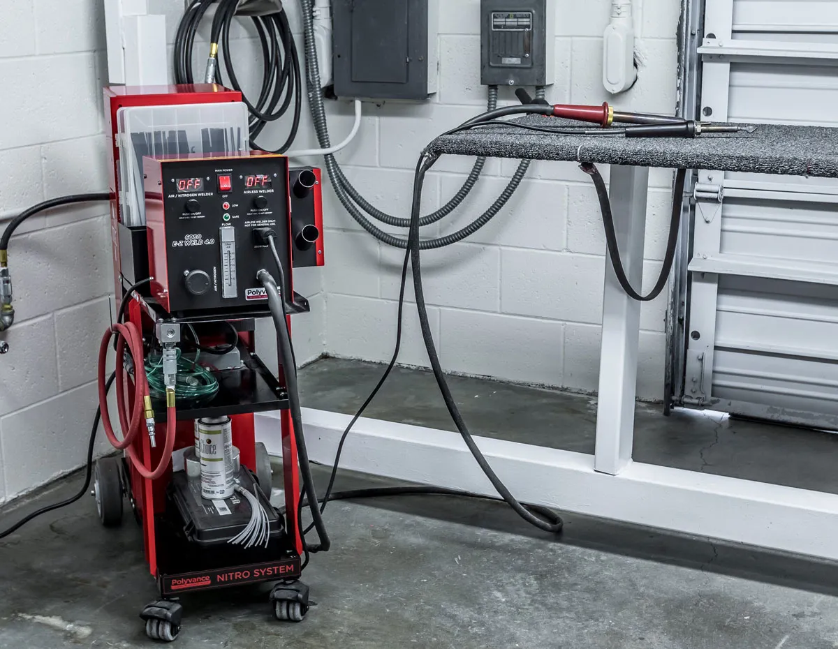 Nitrocell plastic welding system