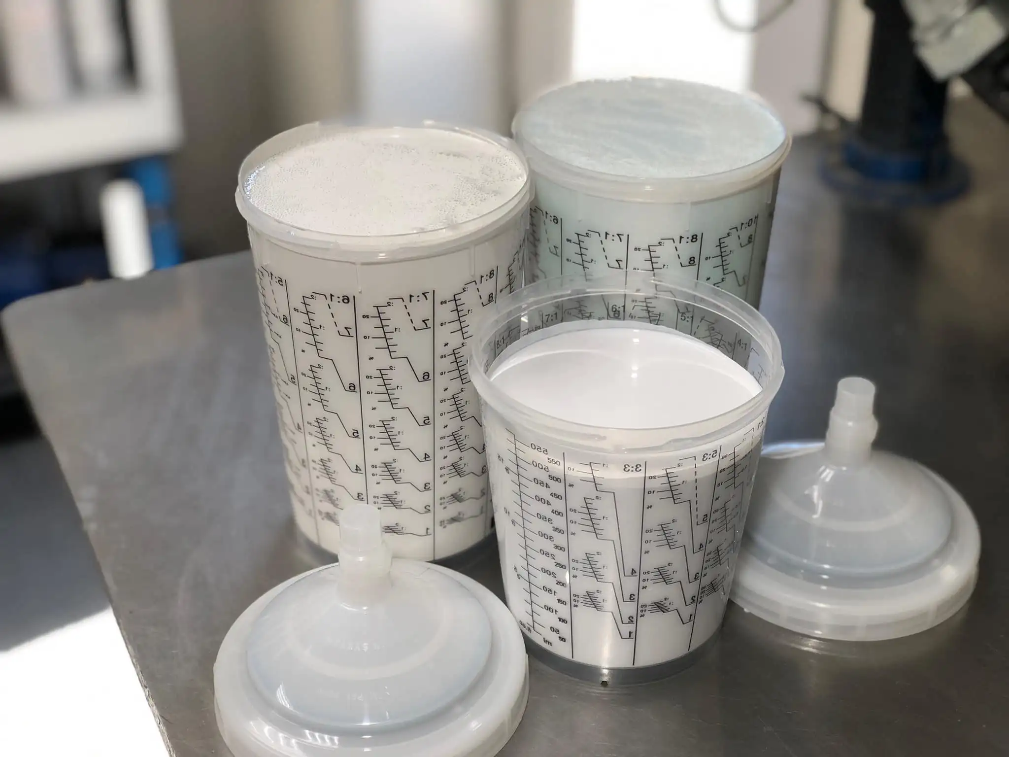 PPG paint mixing cups